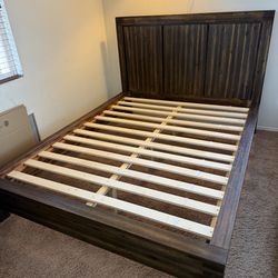 Queen bed frame