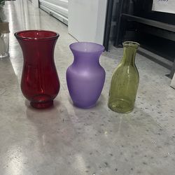 Glass Vases & Candle Holders Bundle – Home Decor Set
