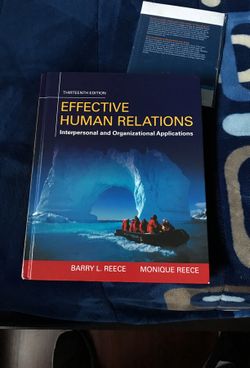 Effective Human relations - Barry L. Reece 13th edition