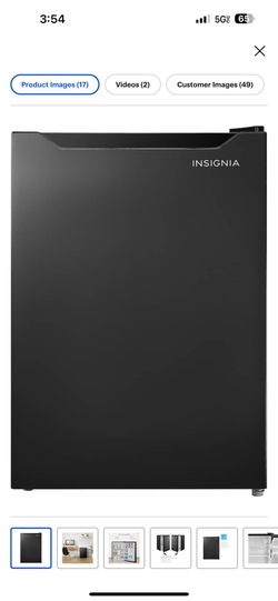 BRAND NEW MINI FRIDGE INSIGNIA 2.7 CU - BLACK $120