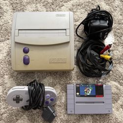 Super Nintendo Jr Console With Super Mario World