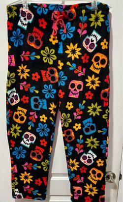 Disney Pixar Coco Sugar Skull Pajama Pants Size XL