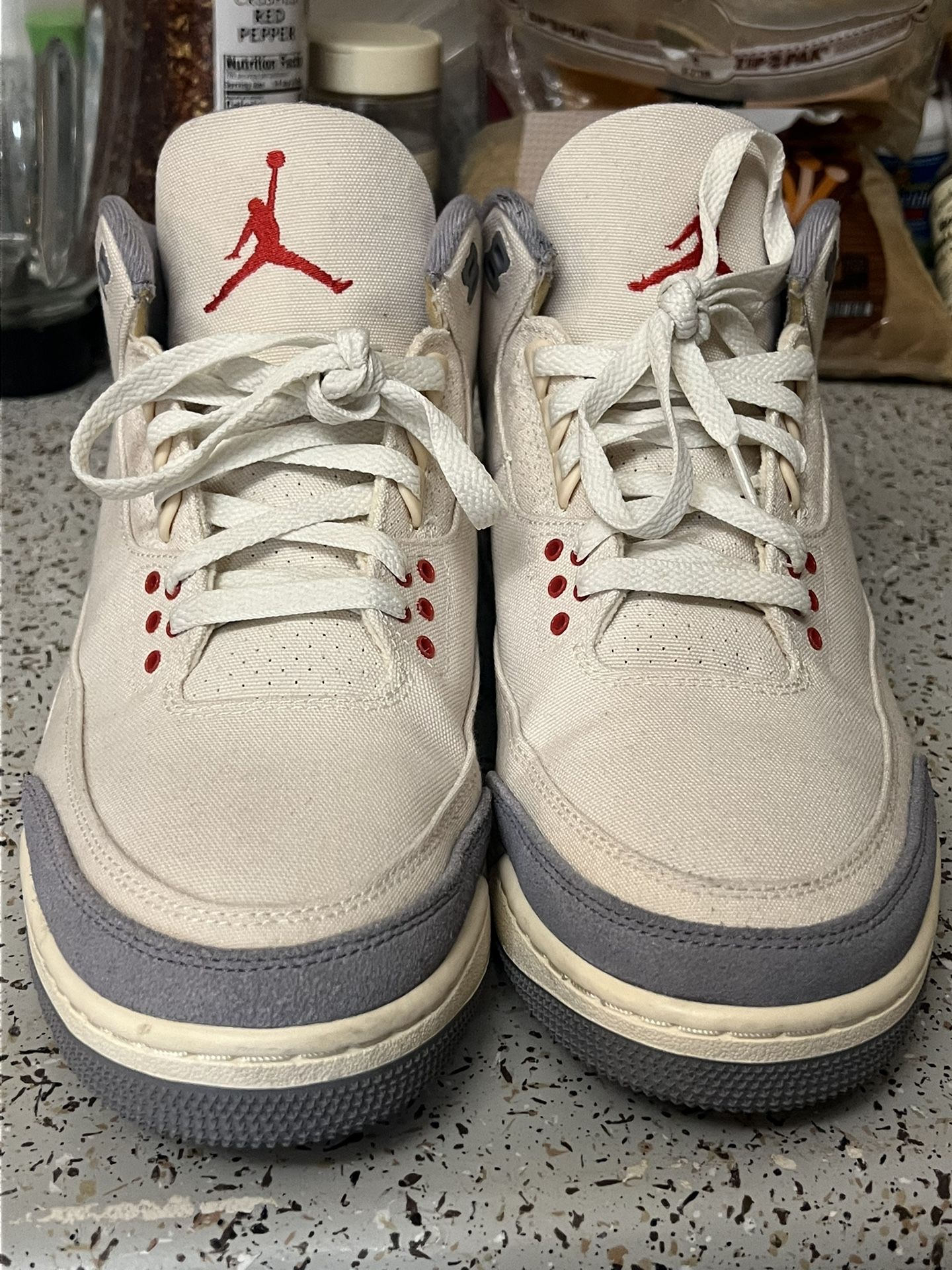 Air Jordan 3 Muslin Sz 12
