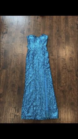 Turquoise Prom Dress / vestido para prom