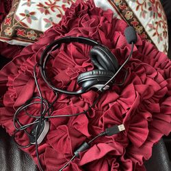 Microsoft Life Chat Lv 3000 Headphones with Microphone pre loved but almost new