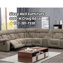 Sectional Sofa 👉Furniture Queen Bedroom, Bunk Beds, Dining Table Sets Avail 