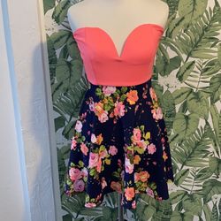 Super Cute Floral Pink Dress
