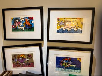 Romero Brito Seasons signed serigraph