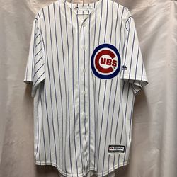 MLB Chicago Cubs #9 BAEZ Majestic Embroidered Jersey 