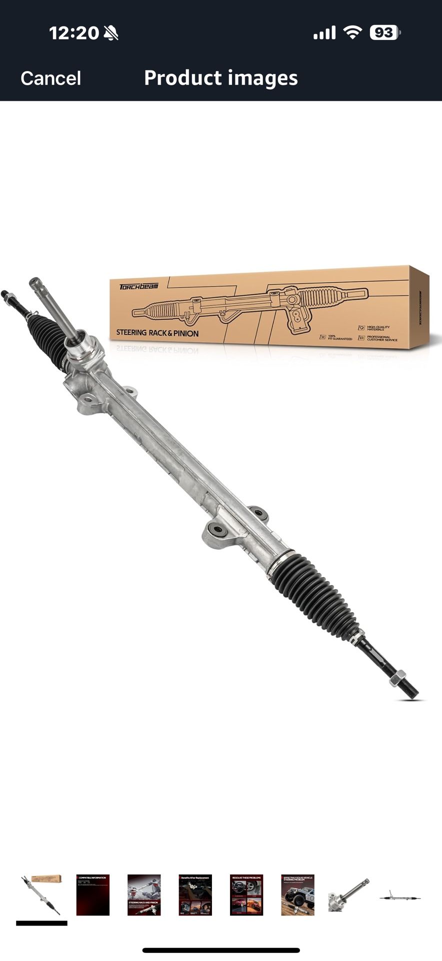 Torchbeam Electronic Power Steering Rack and Pinion Replacement for Hyundai 2011 2012 2013 2014 Sonata 2.4L 2.0T Replace# 1G2403  Vehicle Fitment]: El
