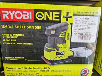 Ryobi Sander