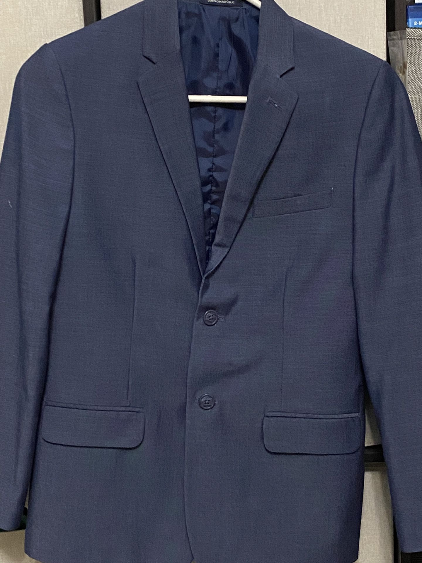 Chaps Boys Size 14 Blue Suit Jacket