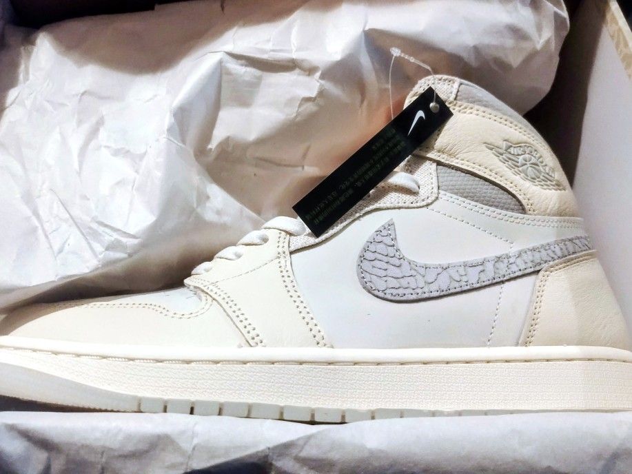 Unreleased Air Jordan 1 Retro  High OG  Sail University Red  Men Size 12 