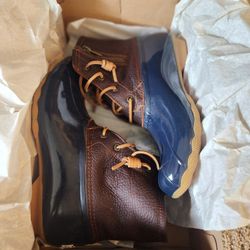 New Women Sperry Rainboots Fleece Lined 8.5