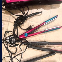 Straightener, Hair Drying Brush & Crimper- Hair Tools 