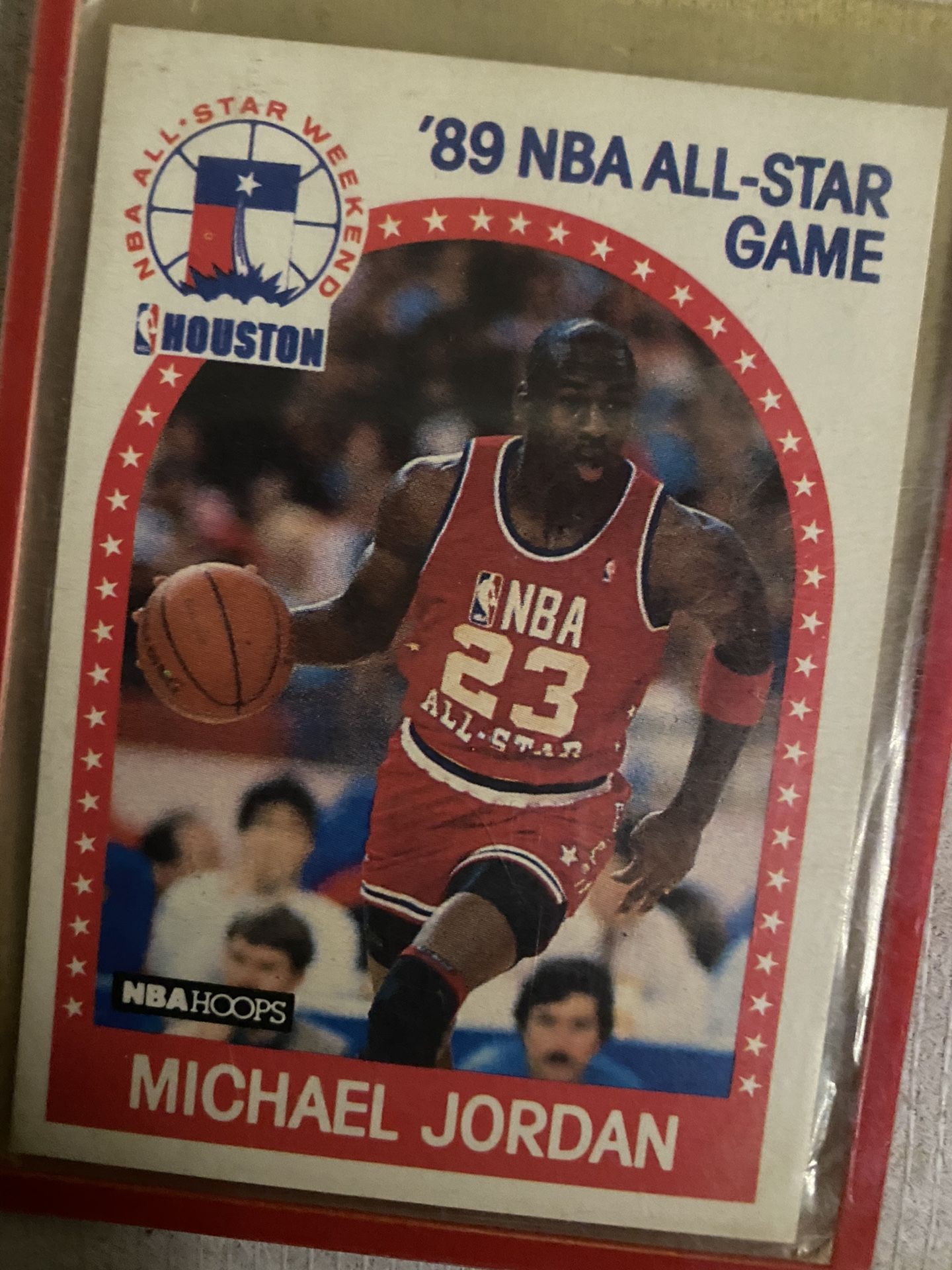 hot michael jordan 1989 nba all star game nba hoops card mint