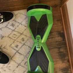 Bluetooth Green Hoverboard With LEDS