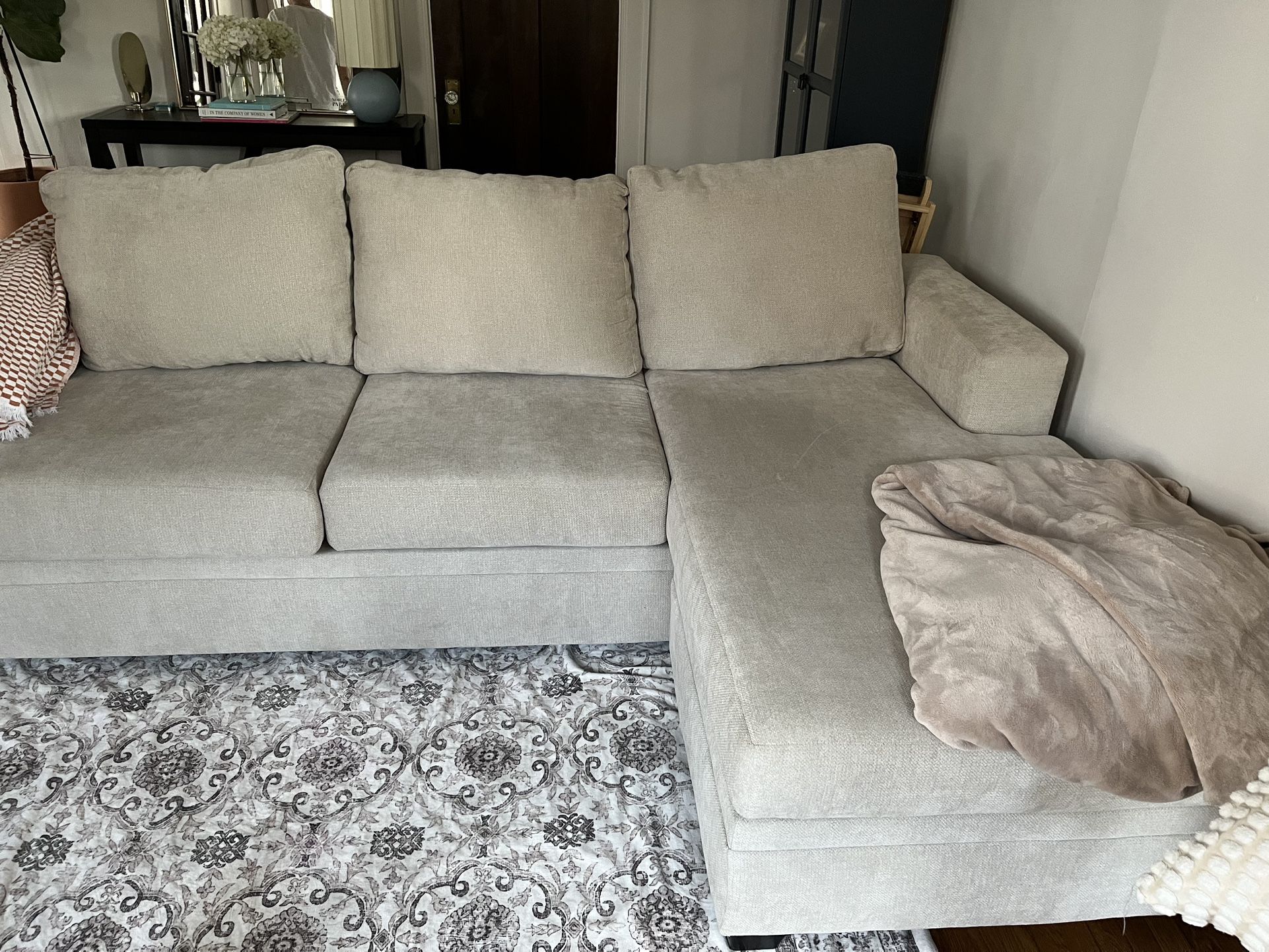 Living Spaces Sectional Sofa