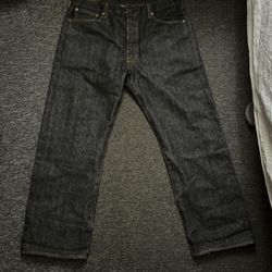 Levi 501 Charcoal Black