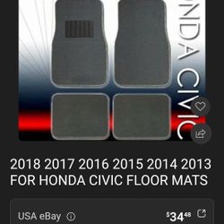 2014 Honda Civic Nice Weather Floor Mats