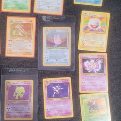 Vintage Pokemon Cards 1st Gen