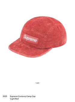 Supreme Corduroy Hat