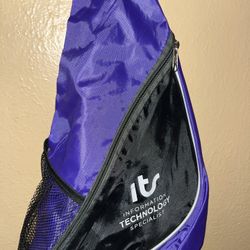 Cool Purple Small Sling Cross Body Backpack