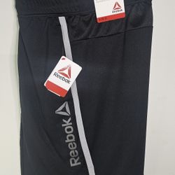 Reebok Champ Knit Black Active Shorts Mens XL