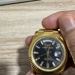 Watch Gold Color  Mechanical 