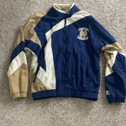 Vintage Starter Notre Dame Fighting Irish Zip Up Jacket Size L
