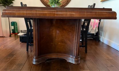 Vintage Solid Wood Expandable Dining Table