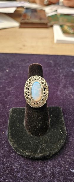 Opalite Fillagree Ring 