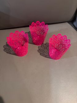 3 used new metall pencil holders all for $5