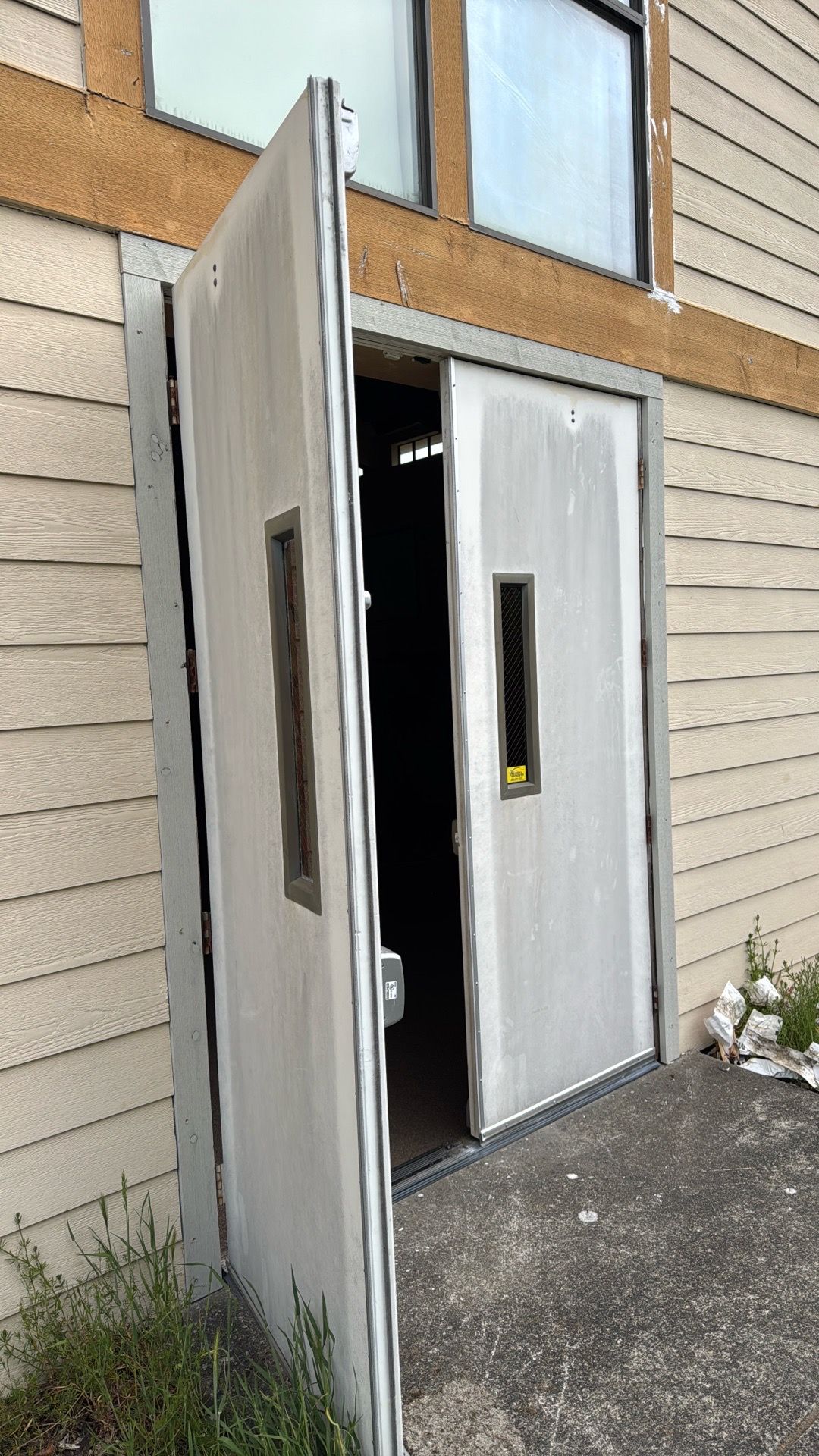 Free steel doors
