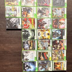 Xbox 360 with games