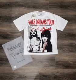 White “Vale dreams tour” graphic tee - Size small - Brand new