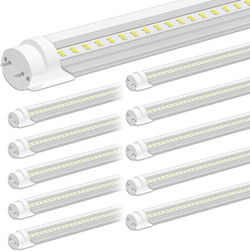 T8 Led Bulbs 4 Foot 28W 4200LM 5000KDaylight,Ballast Bypass,10 Pack #2424K UP1
