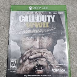 Call Of Duty WWII Xbox One Game CIB