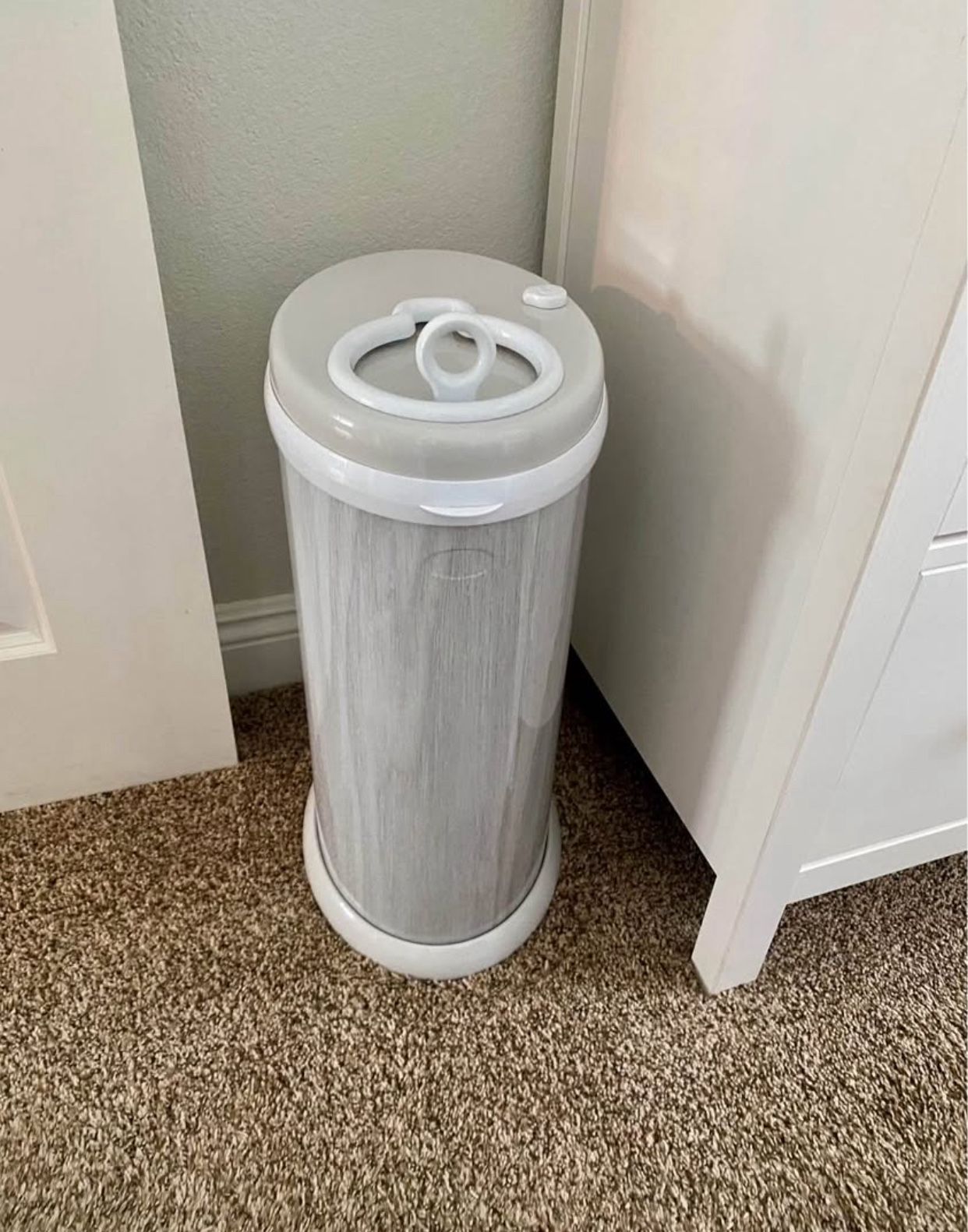 Ubbi Steel Diaper Pail, Odor Locking, No Special Bag Required, Award-Winning, Registry Must-Have