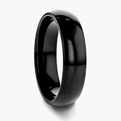 Men's "Intense Black" elegant (ring) size: [9"] 🖐️💍