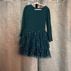 Teal Little Girl Dress