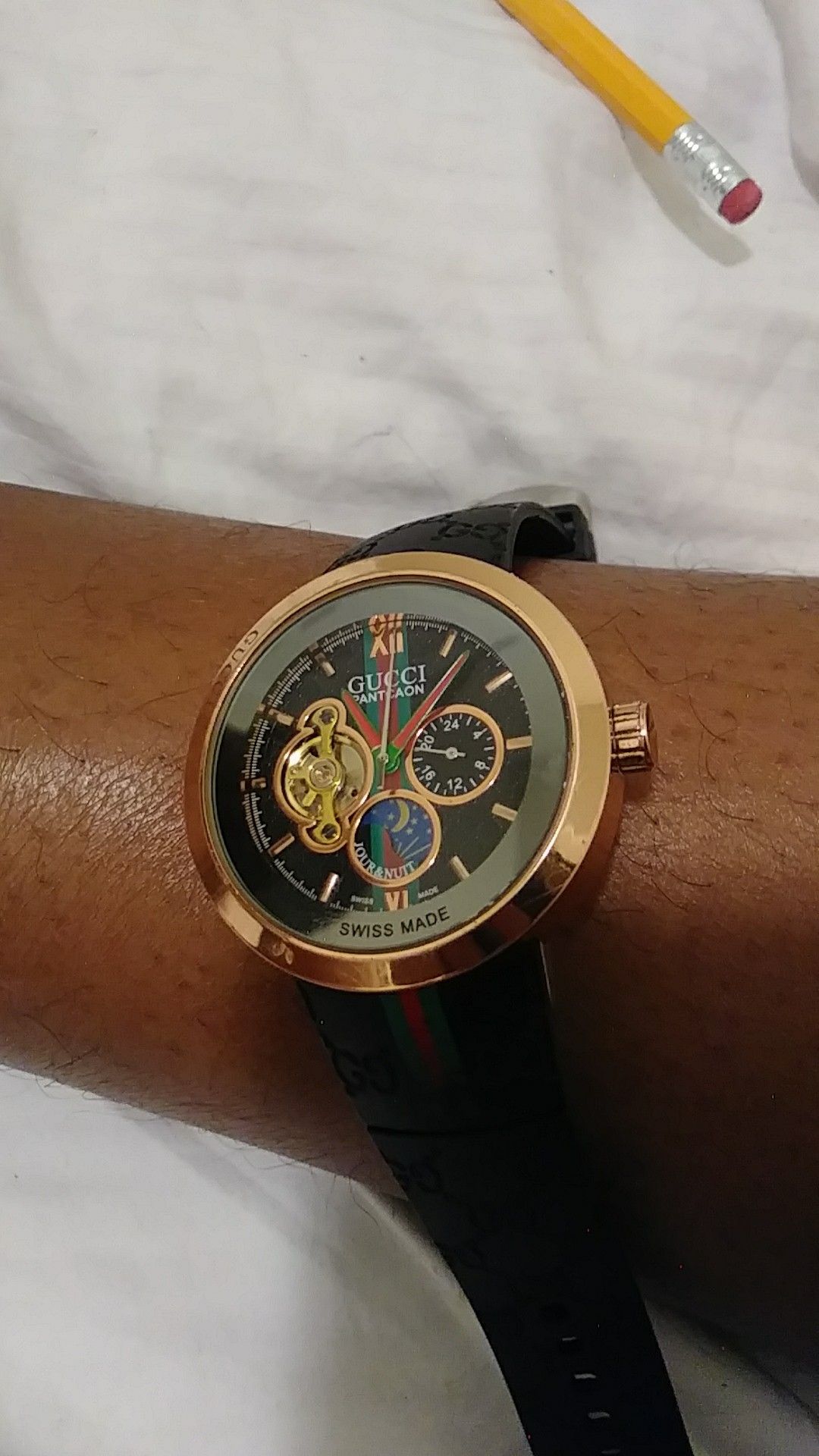 Gucci pantcaon watch