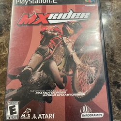 PS2 MXRider with manual