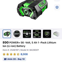 Ego 5 Ah Battery 