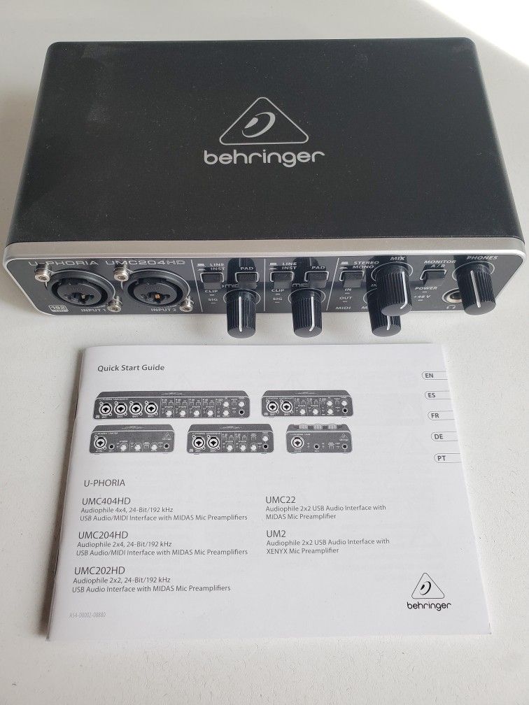 Behringer Audio Interface UMC204HD