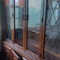 China Cabinet  and Dinning Room Table