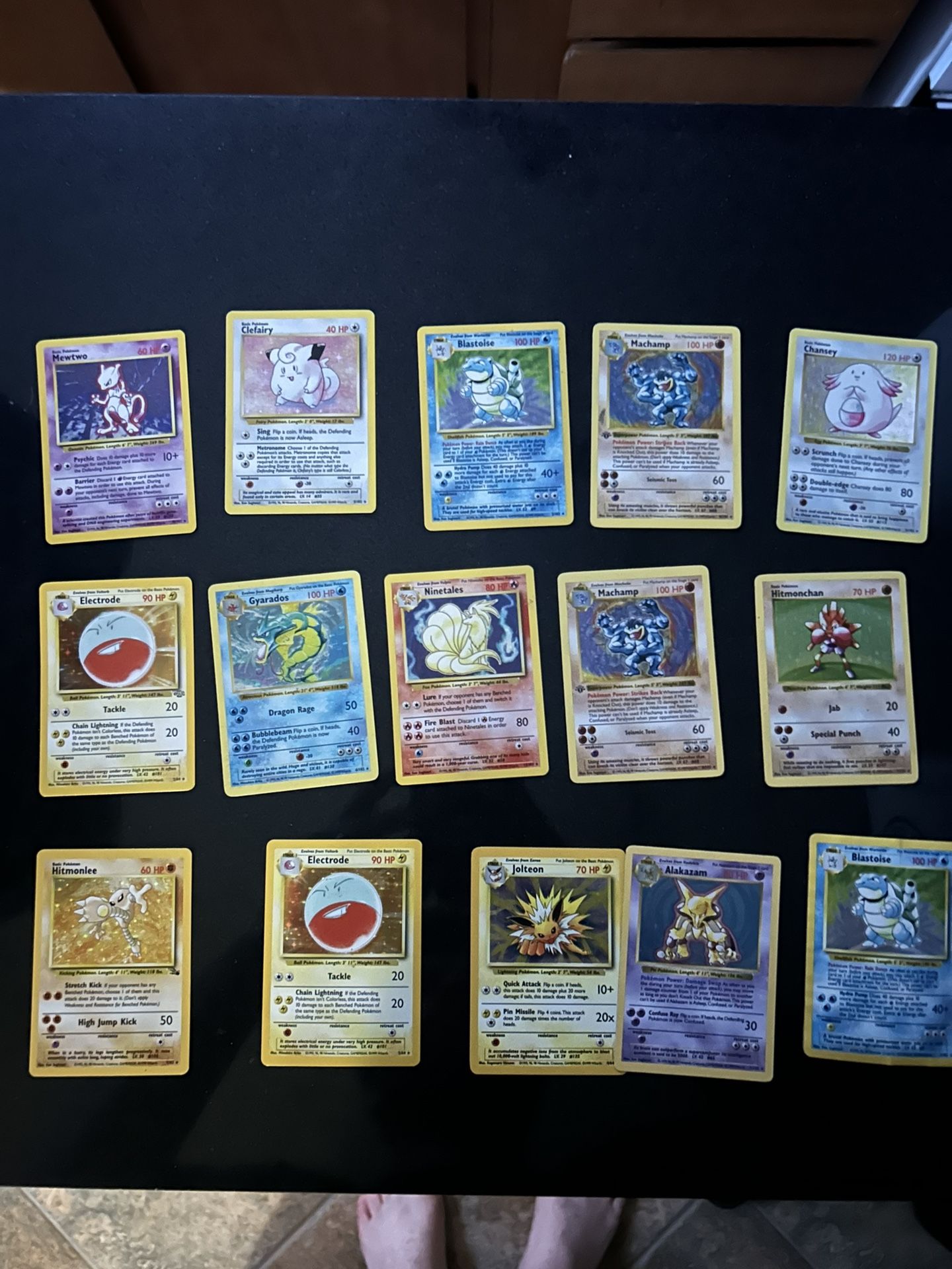 Loose Base Set Pokemon Cards 