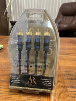 High Quality Gold Plated RCA Connecters 12ft