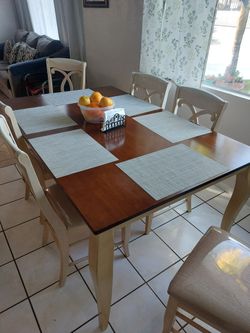 6 Chair Dinner Table