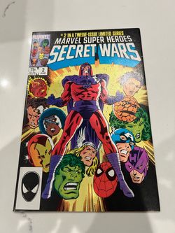 Marvel Super Heroes Secret Wars #2! Magneto Cover! Jim Shooter Mike Zeck!